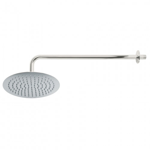 Regadera cromo 10' plato redondo delgado con brazo, Riviera 45077 R-311