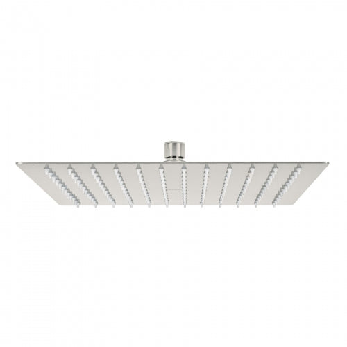 Regadera satín 12' plato cuadrado delgado sin brazo, Riviera 45784 R-312SN