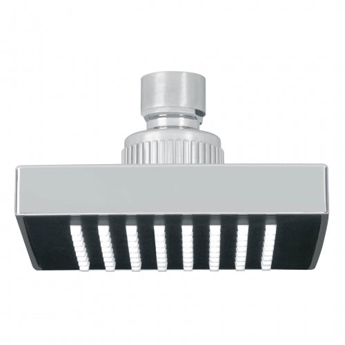 Regadera cuadrada ABS 4' acabado cromo sin brazo, Foset 46733 R-403S