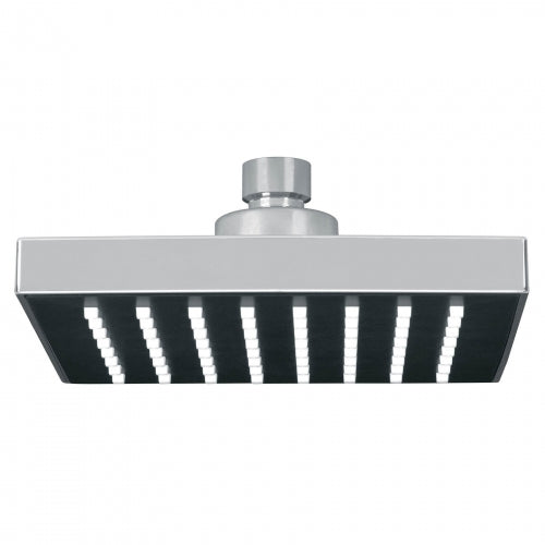 Regadera cuadrada ABS 6' acabado cromo sin brazo, Foset 46735 R-404S