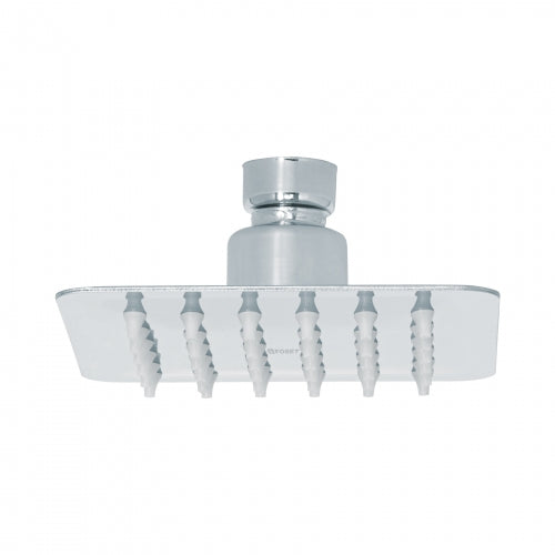 Regadera cuadrada 4', acero inox, sin brazo, cromo, Túbig 47735 R-413S