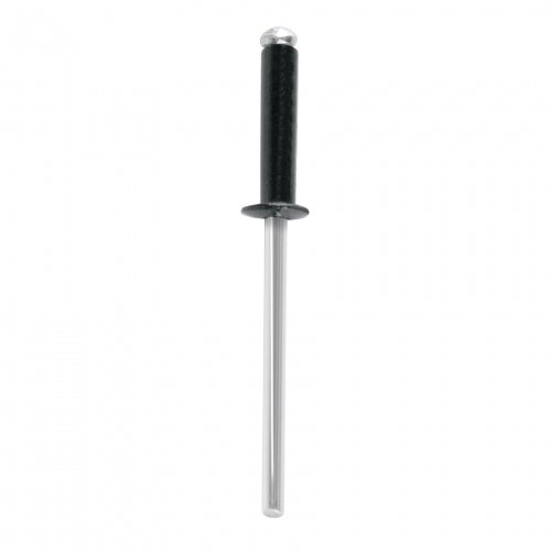 Bolsa c/50 remaches 1/8'x5/16' negros de aluminio, ala 1/4' 46562 R-45BN