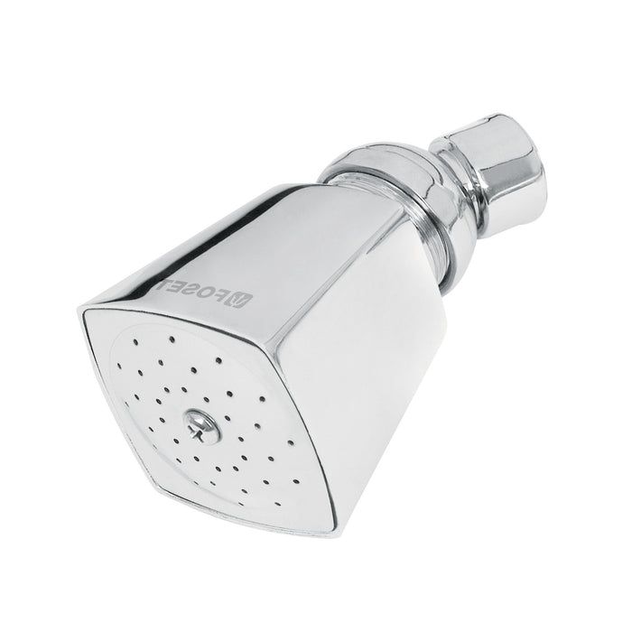 Regadera cuadrada metálica 2' sin brazo, Foset Aqua 44494