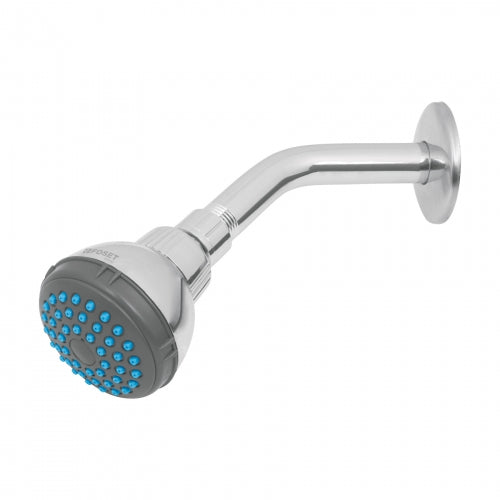 Regadera redonda 2-1/2' brazo y chapetón de acero, Basic 49245 R-506