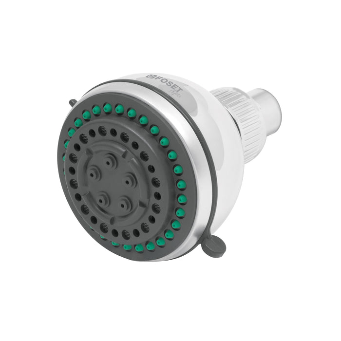 Regadera redonda de ABS 3', 5 funciones, sin brazo, Aqua 49415