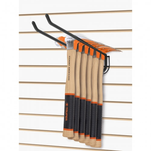 Rack para 6 martillos pulidos, uña curva, Truper 50344 R-MO6