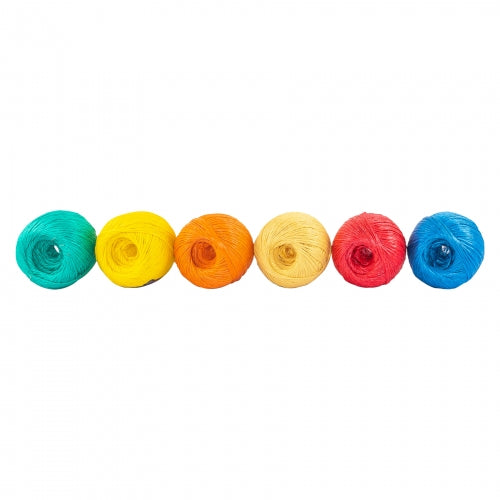 Rollo de rafia de 230 m colores surtidos calibre 2.2 g/m 45033 RAF-250C