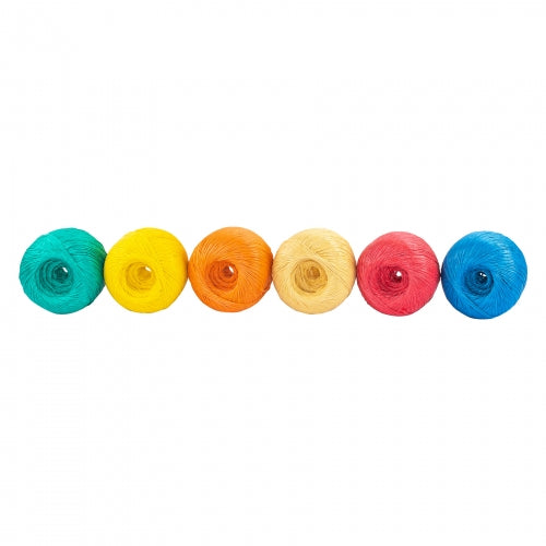 Rollo de rafia de 410 m colores surtidos calibre 2.2 g/m 45031 RAF-290C