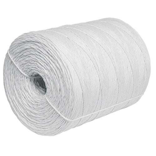 Rollo de rafia de 1125 m color blanco calibre 3.8 g/m 45038 RAF-445