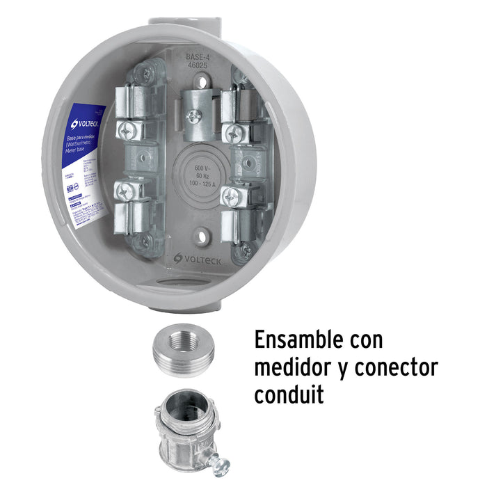 Reducción bushing de 1-1/4' a 1/2', Volteck 46098