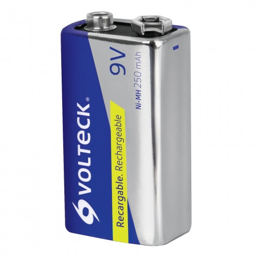 Pila de 9 V recargable uso general, 250 mAh, en blíster 47203 RE-9V2