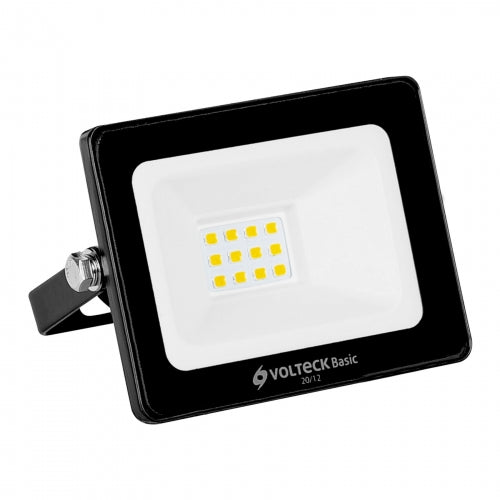 Reflector ultra delgado LED 10 W luz de día, Volteck Basic 22040 REF-400L