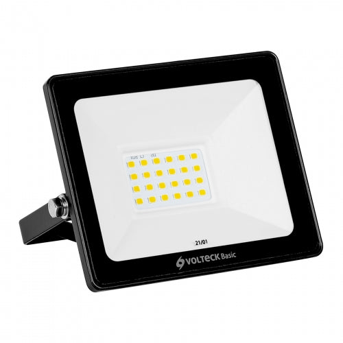 Reflector ultra delgado LED 20 W luz de día, Volteck Basic 22041 REF-401L