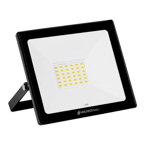 Reflector ultra delgado LED 30 W luz de día, Volteck Basic 22042 REF-402L