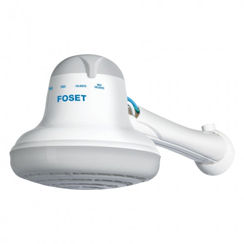 Regadera eléctrica, 4 temperaturas, 16.5cm, gris, Foset 40238 REGEL-6G