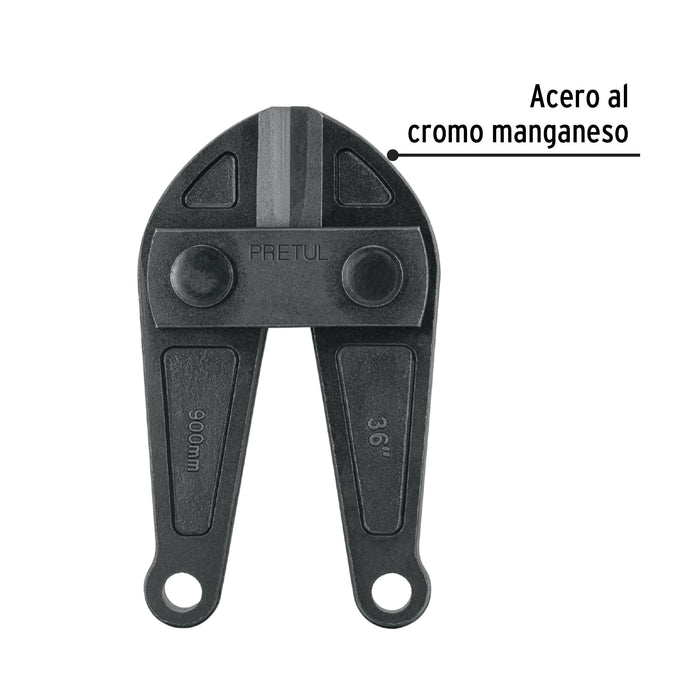 Cuchillas de repuesto para cortapernos 36', Pretul 20955 REP-CP-36P