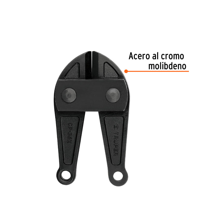 Cuchillas de repuesto para cortapernos 36', Truper 12841 REP-CP-36X