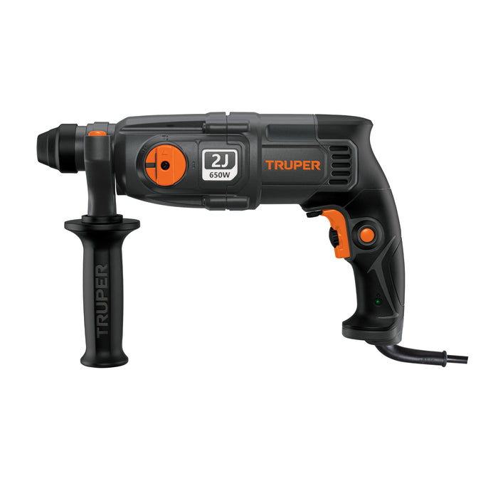 Rotomartillo SDS Plus 2 Joules 650 W, industrial, Truper 16762 ROEL-20N