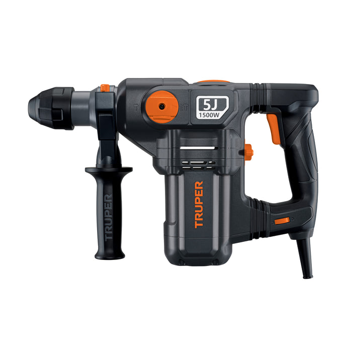Rotomartillo SDS Plus 5 Joules 1500 W, industrial, Truper 19320 ROEL-50N2