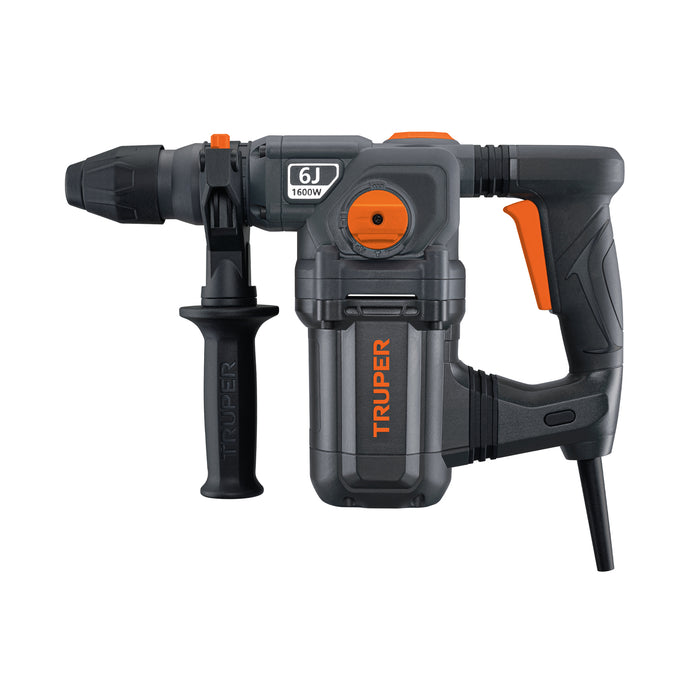 Rotomartillo SDS Plus 6 Joules 1600 W, industrial, Truper 19323 ROEL-60N