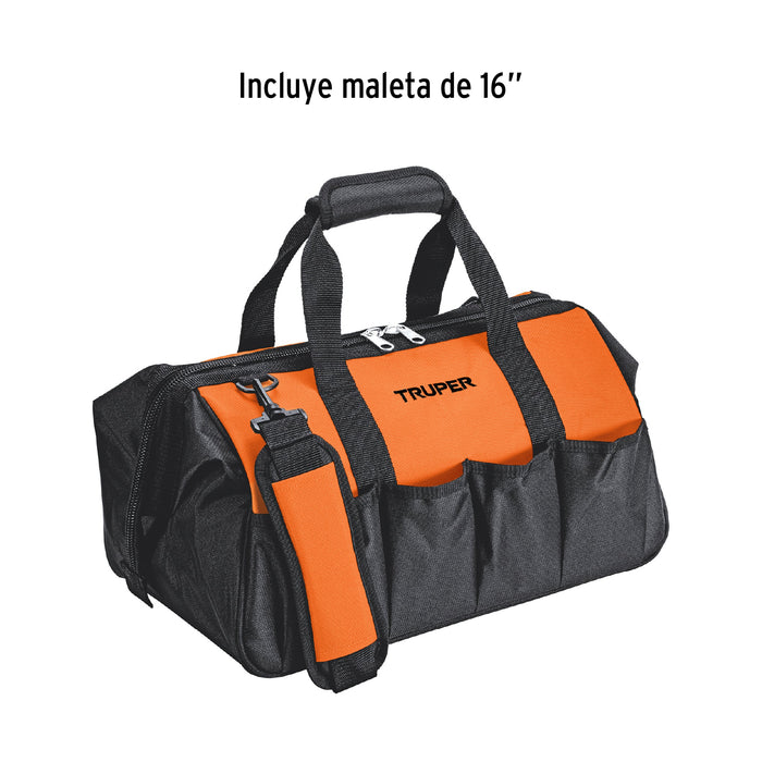 Rotomartillo SDS Plus 6 Joules 1600 W, industrial, Truper 19323 ROEL-60N