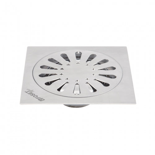 Resumidero cuadrado 6'x 6', acero inoxidable, gota, Aqua 45472 RS-607