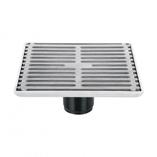 Resumidero cuadrado de acero inoxidable 6' x 6', Foset 46048 RS-702