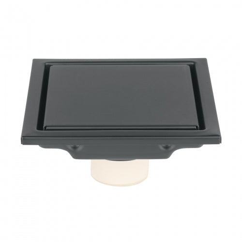 Resumidero reversible 4', anti olores, acero inox, negro, Aq 45323 RS-703M