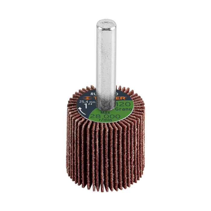 Rueda flap de 1', grano 120, Truper 13035 RUFLA-1120