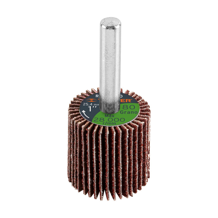 Rueda flap de 1', grano 80, Truper 13034 RUFLA-180
