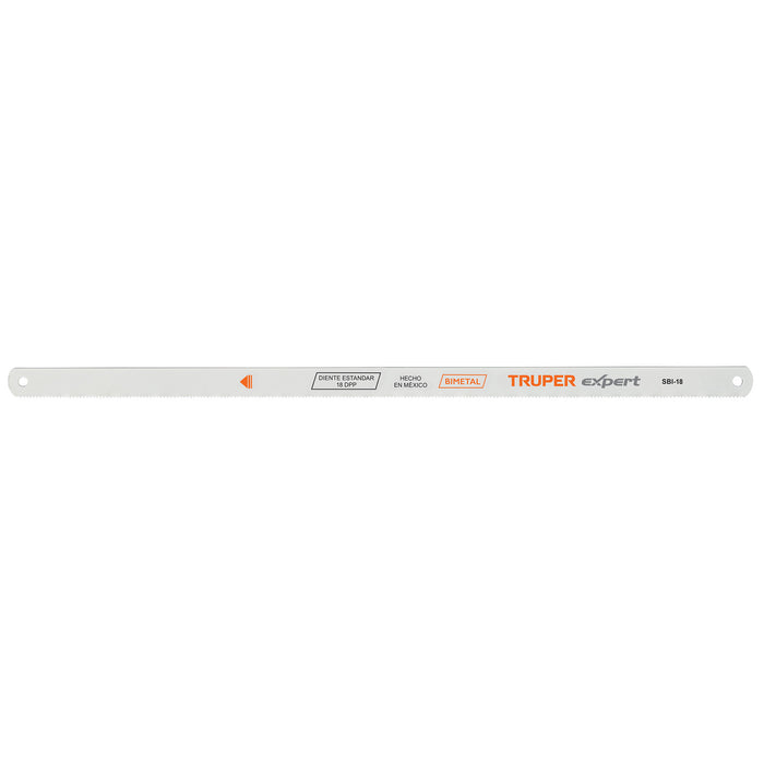 Segueta bimetálica de 12', 18 DPP, Truper Expert 18100 SBI-18