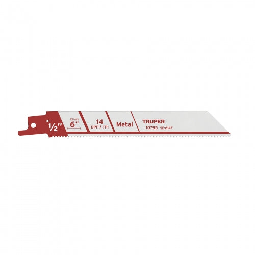 Blíster con 2 seguetas sierra sable 6' 14 DPP para metal 10795 SE-614F