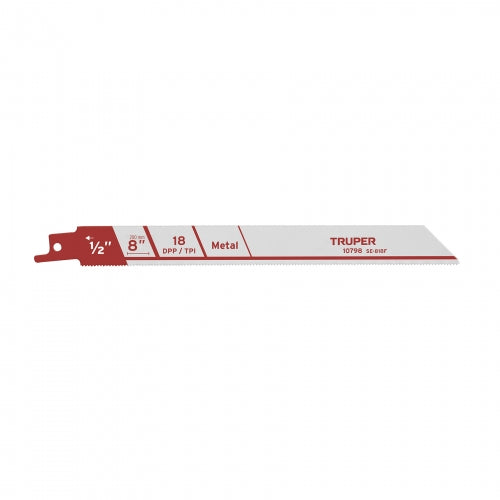 Blíster con 2 seguetas sierra sable 8' 18 DPP para metal 10798 SE-818F