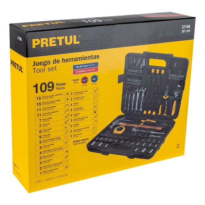 Juego de 109 herramientas, Pretul 27168 SET-109