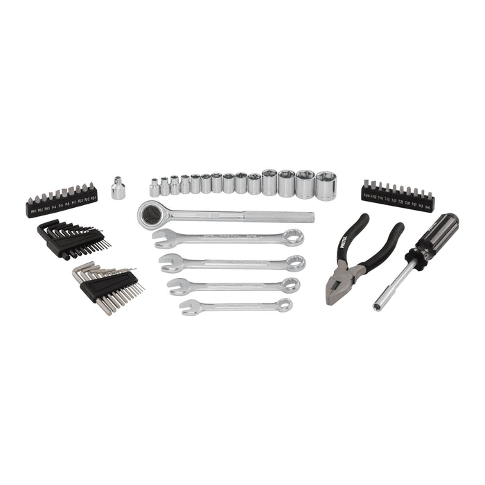 Juego de 66 herramientas 1/4' y 3/8' para mecánico, Pretul 22985 SET-70