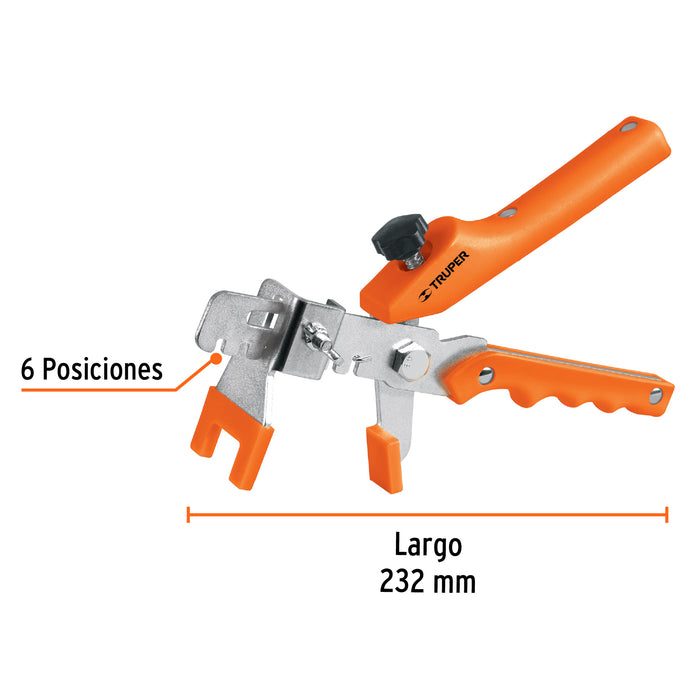 Pinza niveladora de azulejos, Truper 100516 SN-PI20