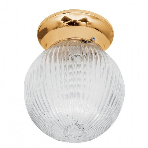 Luminario decorativo 19x16 cm pantalla cristal, sin lámpara 46628 SOB-102S