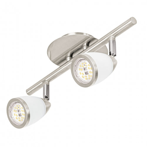 Luminario de sobreponer 2 spots base GU10, Verona, Volteck 49553 SOB-312S