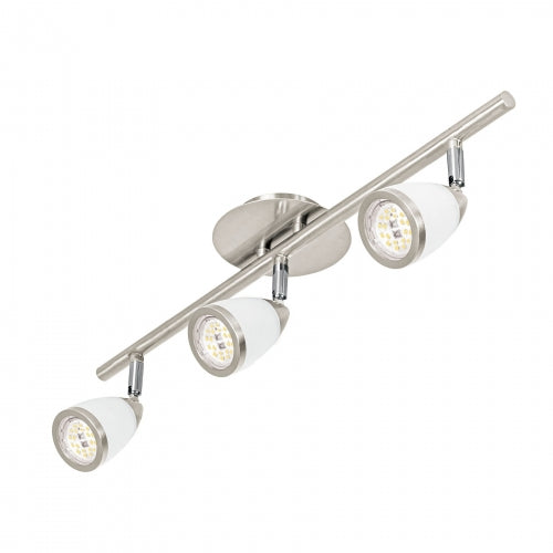 Luminario de sobreponer 3 spots base GU10, Verona, Volteck 49554 SOB-313S