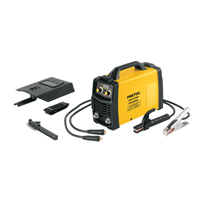 Soldadora inversora 200 A, Bi-Voltaje 29072 (SOIN-520BP)