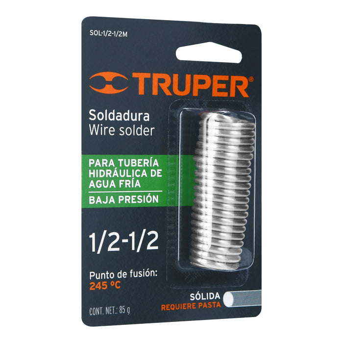 Mini soldadura sólida 1/2-1/2, tubería de baja presión, 85 g Código: 13287