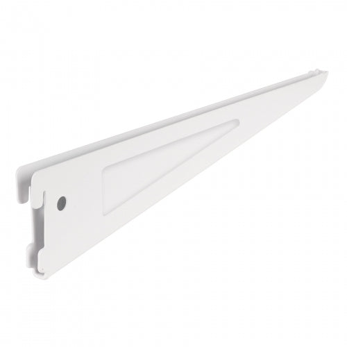 Ménsula plana blanca para cremallera doble, 32cm, Fiero 47715 SOMO-12MD