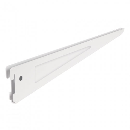 Ménsula plana blanca para cremallera doble, 37cm, Fiero 47716 SOMO-14MD