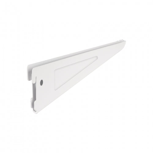 Ménsula plana blanca para cremallera doble, 22cm, Fiero 47713 SOMO-8MD