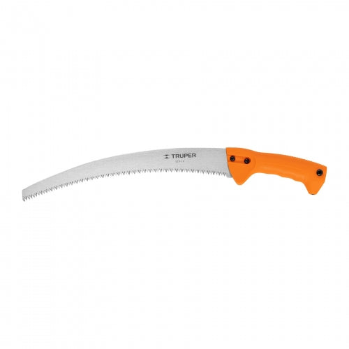 Serrucho de poda 14' hoja curva 6 DPP mango plástico, Truper 101430 SPT-14P