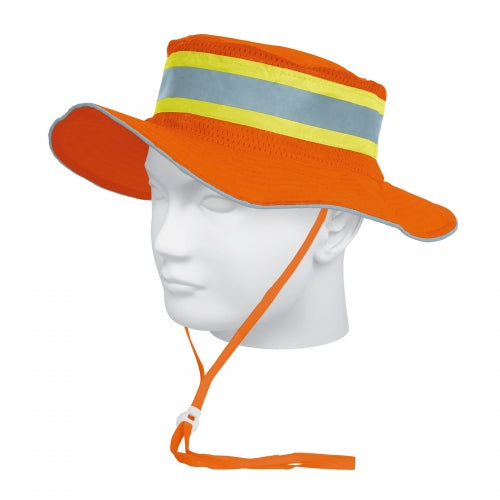 Sombrero naranja alta visibilidad con reflejante, Truper 14009 SR-600N