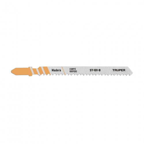 Blíster con 5 seguetas 10 DPP zanco 'T' corte recto madera 18124 ST-101-B