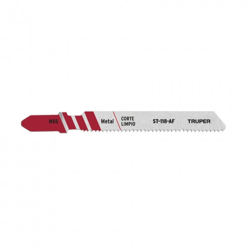 Blíster con 5 seguetas 18 DPP zanco 'T' corte recto metal 18129 ST-118-AF
