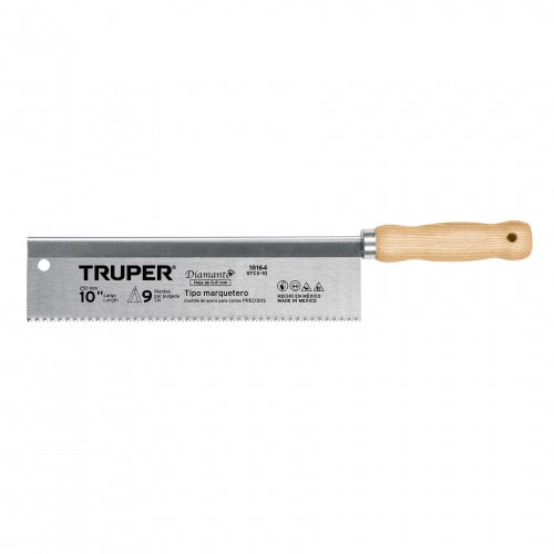Serrucho tipo marquetero 10', 9 DPP, Truper 18164 STCX-10