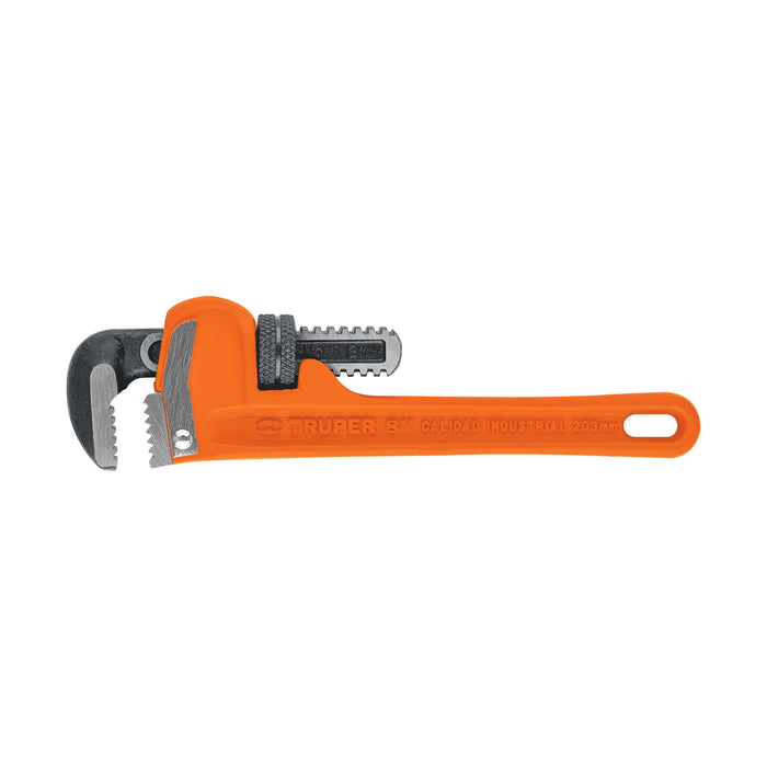 Llave stilson 8' cuerpo robusto de hierro dúctil, Truper 15835 STI-8